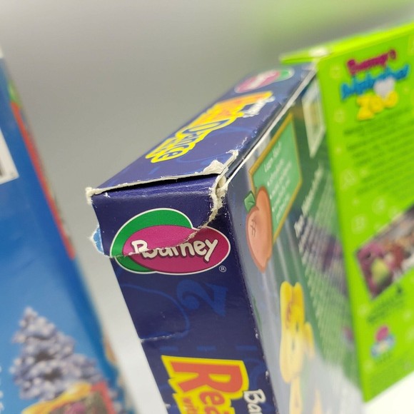 Barney VHS Night Before Christmas Alphabet Zoo Read Dance More Song Lot 4 Tested - Picture 5 of 8